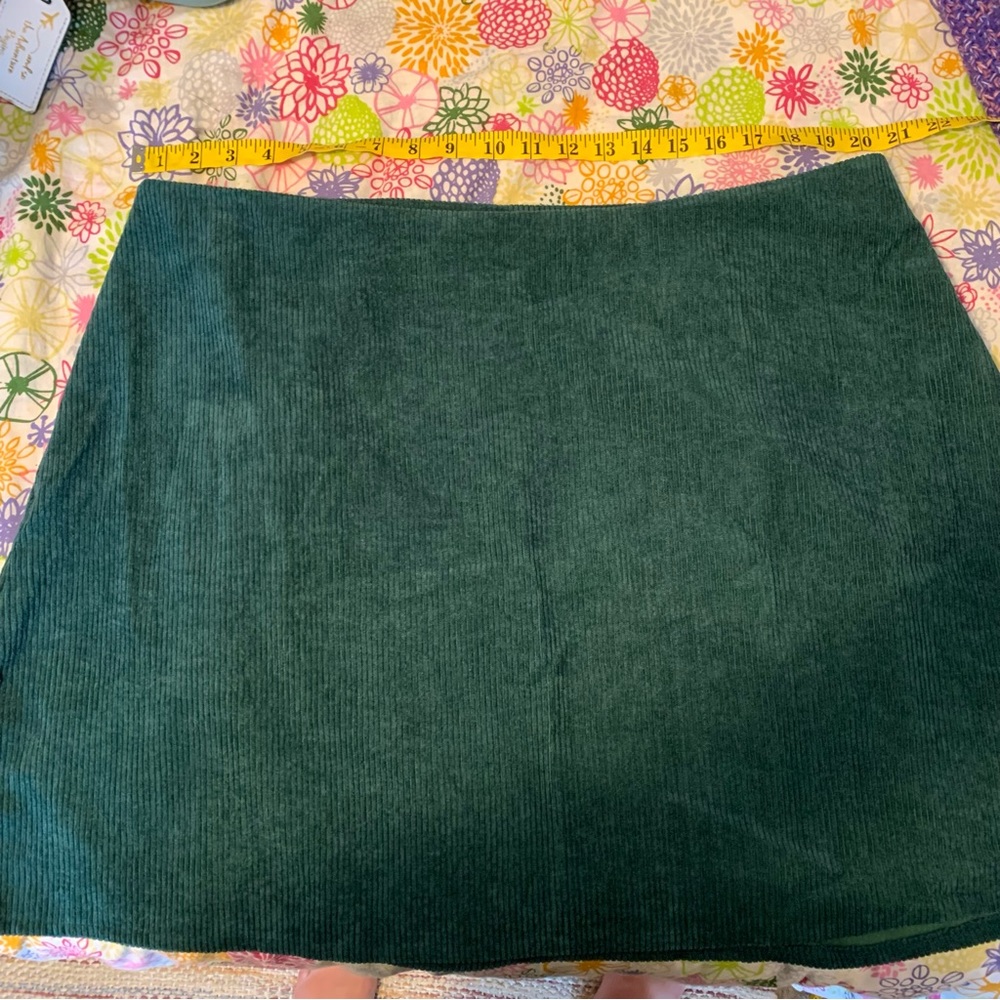 SHEIN curve | 3xl corduroy mini skirt